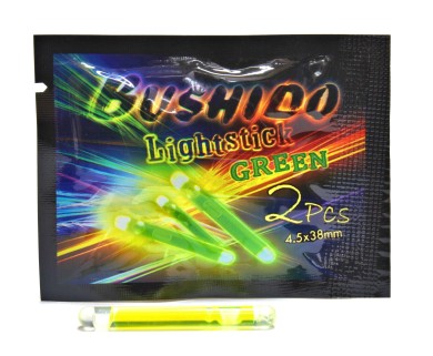 светлячок /BUSHIDO/ (2шт.) d-4.5х38мм (уп.100шт) зеленый 0104-001