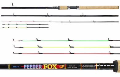 фидер /BUSHIDO/ FOX FEEDER 3.3м (квивертип: 50-70-90гр) 12004-330